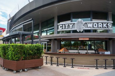 PHOTOS: Shades Added to Newly-Installed Outdoor Canopy at City Works Eatery & Pour House at Disney Springs