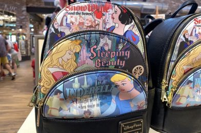 New Disney Princess Loungefly Backpack Offers Convenience and Style