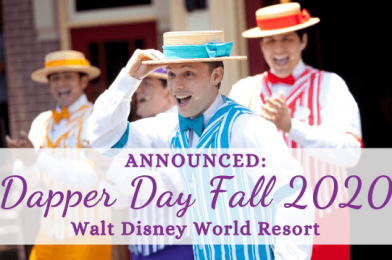 Dates Announced for Dapper Day Fall 2020 at Walt Disney World