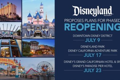 BREAKING: Disneyland Resort to Begin Phased Reopening July 9, Proposed Reopening of Theme Parks July 17