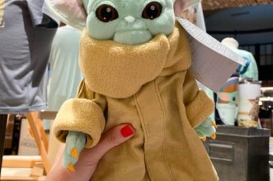 Find Out Where You Can Make A Customizable Baby Yoda Tote Bag in Disney World!