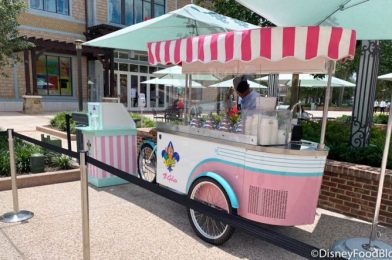 NEWS! The Vivoli il Gelato CART Is Serving Up Scoops Again in the Disney Springs Marketplace
