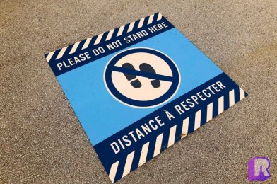 PHOTOS: New Social Distancing Markers Appear in Disneyland Paris Ahead of Reopening