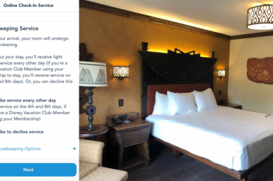 Online Check-In Service Updated to Reflect Housekeeping Changes at Walt Disney World Resorts; “Light Cleaning” To Take Place Every Other Day
