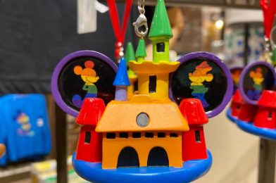 PHOTOS: Show Your Pride with a Disney Rainbow Collection Castle Mickey Ears Ornament at Disney Springs