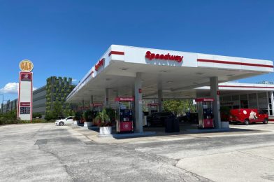 PHOTOS: Speedway Gas Station at Disney Springs Reopened, New Safety Procedures Implemented Inside