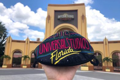 PHOTOS: New Universal Studios Florida 30th Anniversary Neon Marquee Face Masks Now Available