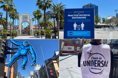 PHOTO REPORT: Universal CityWalk Hollywood 6/10/20 (Grand Reopening, Social Distancing, A Peek Into Hollywood Studios, Toothsome Construction, and More!)