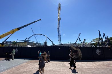 PHOTOS: Inversion Loop Evolves as Additional Track is Installed for Jurassic Park “Velocicoaster” at Universal’s Islands of Adventure
