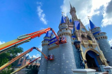 You’ve GOT to See the Bizarre Paint-By-Number on Cinderella Castle in Disney World Right Now