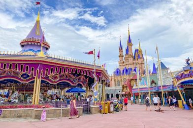 What’s New at Disney World’s Magic Kingdom: it’s a small world Construction Walls, Crazy Forky Fun, New Baby Yoda Stickers, and a Dry Camel