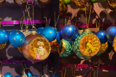PHOTOS: New Double-Sided “Peter Pan” and “Winnie the Pooh” Glass Blown Ornaments Sparkle at Disney Springs