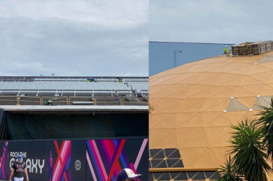 PHOTOS: Construction Crews Return to Work on Guardians of the Galaxy: Cosmic Rewind and the Play! Pavilion at EPCOT