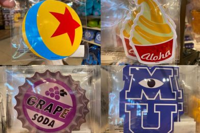 PHOTOS: New Disney Parks Stickers (Luxo Ball, Dole Whip, “UP” Grape Soda, and More) Arrive at Disney Springs