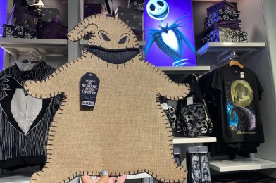PHOTOS: New “Nightmare Before Christmas” Oogie Boogie Stocking Arrives at Disney Springs