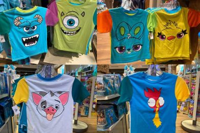 PHOTOS: New Reversible Youth T-Shirts Featuring Disney Character Pairs Arrive in Disney Springs