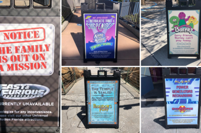 PHOTOS: Poseidon’s Fury, Fast & Furious: Supercharged, A Day in the Park with Barney, and More Attractions Now Temporarily Closed at Universal Orlando Resort