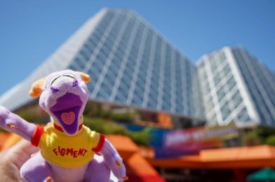 PHOTOS: New Figment Shoulder Plush Brings a Spark of Imagination to EPCOT