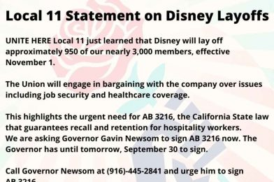 Details Beginning to Surface on Massive Layoffs Coming to Disney Cast Members