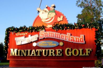 NEWS! Winter Summerland Miniature Golf to Reopen Next Month in Disney World!