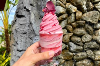 REVIEW: New Year’s Eve Raspberry Rosé Dole Whip Float at Disney’s Polynesian Village Resort