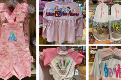 PHOTOS: New Youth Princess Collection Including Overalls, Slides and Spirit Jersey Arrives at Walt Disney World