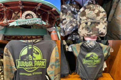 PHOTOS: New Jurassic Park Merchandise Camouflage Collection Roars Into Universal Orlando Resort