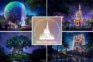 WDWNT Daily Recap (2/19/21): Walt Disney World Unveils “The World’s Most Magical Celebration” for 50th Anniversary, First Look at 50th Anniversary Cinderella Castle Decorations, New Spaceship Earth Lighting, Character Costumes and More