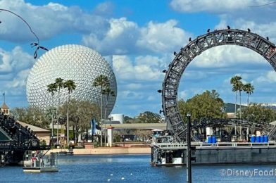 PHOTOS! Construction Continues on EPCOT’s Upcoming Fireworks Show