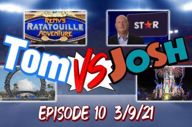 Ratatouille Ride’s Announced Opening Date, 50th Anniversary Fireworks, and More Are Up for Debate Tonight on “Tom vs. Josh” at 10pm ET