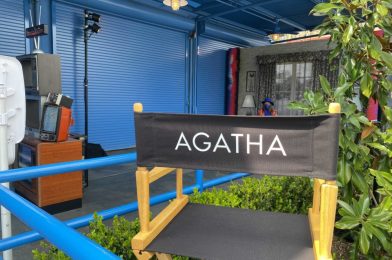 PHOTOS: Agatha Harkness Director’s Chair Added to “WandaVision” Photo-Op at Disneyland Resort