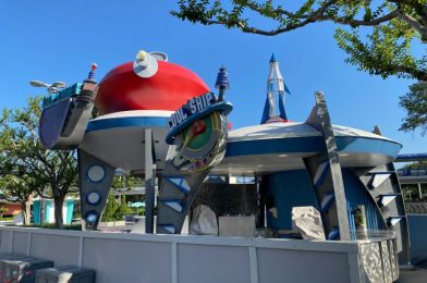 PHOTOS: Cool Ship Legs To Be Repainted Yet Again as Refurbishment Continues at the Magic Kingdom