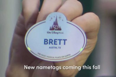 Disney World Cast Members Receive Special Nametags for 50th Anniversary