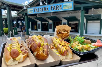 REVIEW: Fairfax Fare Finally Reopens with NEW Hot Dog Salad, Pretzel Dog, BTLA Dog, and More at Disney’s Hollywood Studios