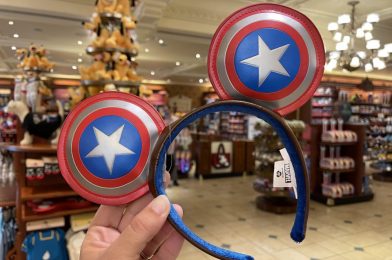 PHOTO REPORT: Magic Kingdom 6/28/21 (Bunting Jewel Returns, Be Our Guest Restaurant Facade Painting Begins, New Captain America Ears, and More)