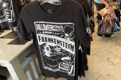 PHOTOS: New Halloween Horror Nights “The Bride of Frankenstein Lives” Tee Available at Universal Orlando Resort