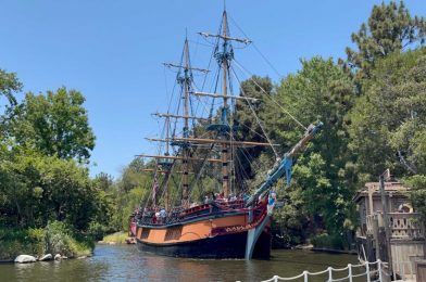 PHOTOS, VIDEO: Sailing Ship Columbia Returns to Disneyland Park