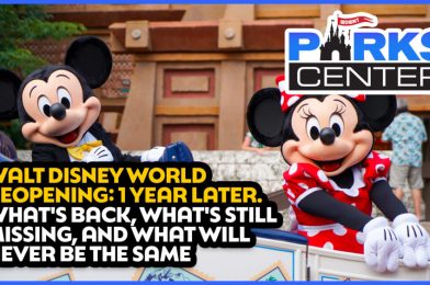WATCH PARKSCENTER — Masks Return, Galactic Starcruiser News, and Disney World Reopening: One Year Later!