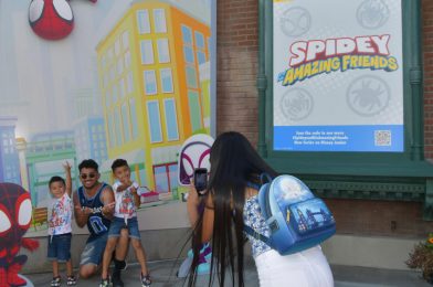 PHOTO: New “Spidey and his Amazing Friends” Photo Wall at Disney California Adventure