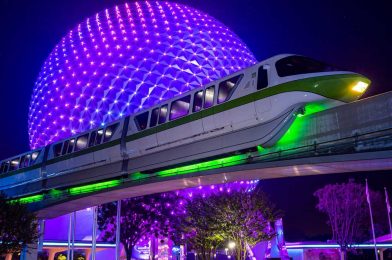 Disney World Adds New Lighting Under Monorails