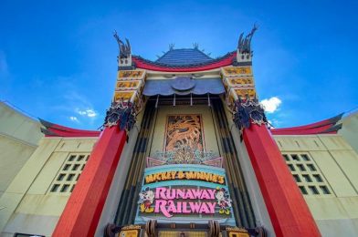 Why You Should Look UP in the Mickey and Minnie’s Runaway Railway Line in Disney World!