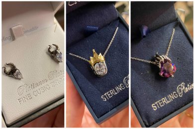 PHOTOS: New CRISLU Maleficent Earrings, Ursula and Evil Queen Necklaces Available at Walt Disney World