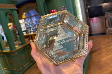 PHOTOS: New Arribas Brothers 50th Anniversary Glass Trinket Box Available at Magic Kingdom