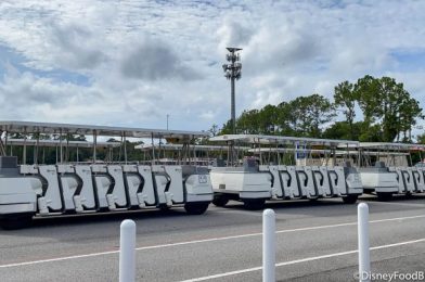 VIDEO: Parking Trams Are On the Move in Disney World!