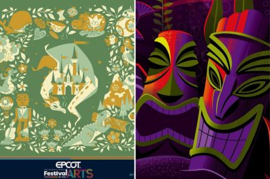 PHOTOS: Jeff Granito & Caley Hicks Preview New Tiki & Disney Park Character Art Pieces for 2022 EPCOT International Festival of the Arts