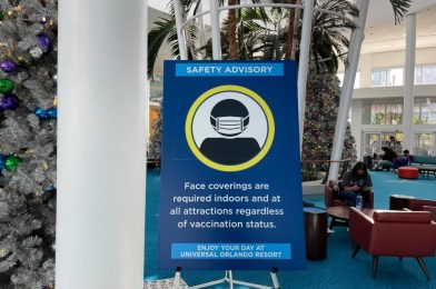 PHOTOS: Indoor Face Mask Requirement Now in Effect at Universal Orlando Resort