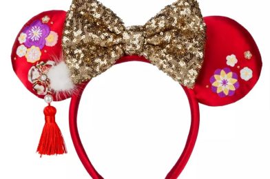 SHOP: Lunar New Year 2022 Minnie Ear Headband Released on shopDisney