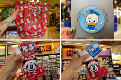 Merchandise Roundup 12/6/21: Holiday Reusable Bag, PopGrips, Candy Stockings, and More