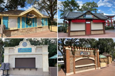 PHOTOS: Booths Appear Ahead of 2022 EPCOT International Festival of the Arts Kickoff