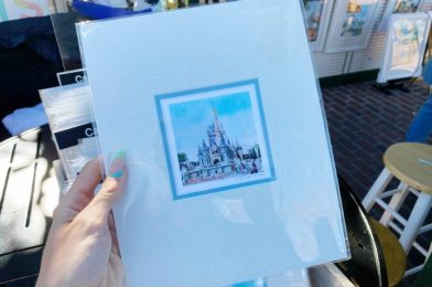 PHOTOS: The Art of David E. Doss Showcases 50 Years of Cinderella Castle at the 2022 EPCOT International Festival of the Arts